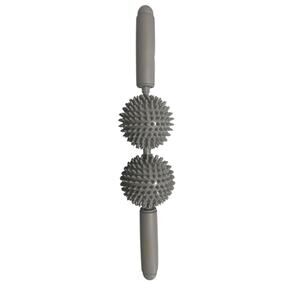 Physique 57 Massage Roller Handheld  Back And Body Muscle Massager Gray